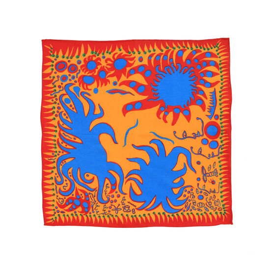 Yayoi Kusama Joy I Feel handkerchief